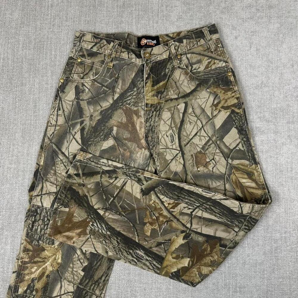 Y2K Outfitters Ridge Realtree Camo Double knee Pants - Picture 2 of 8